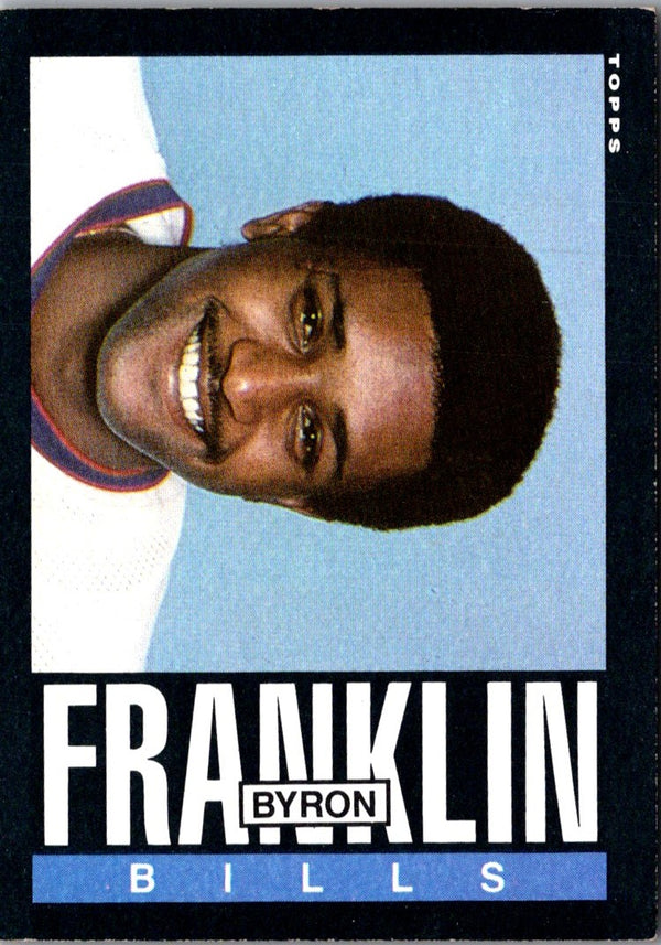 1985 Topps Byron Franklin #202 Rookie