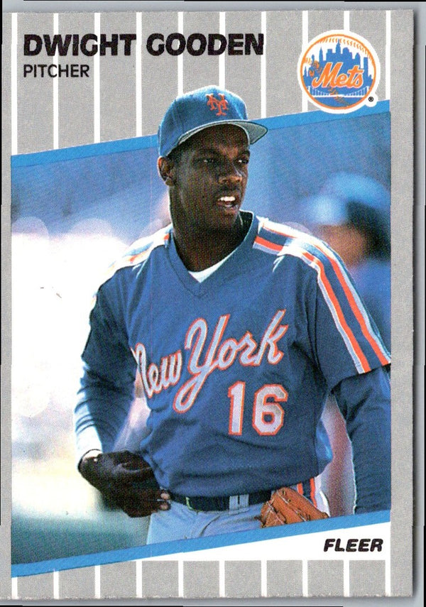 1989 Fleer Dwight Gooden #36