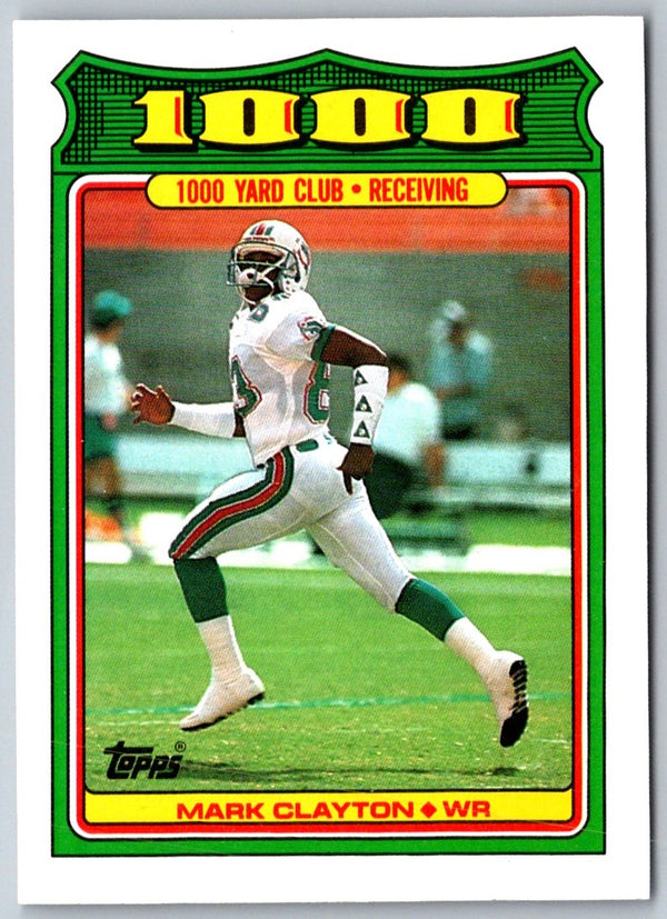 1988 Topps 1000 Yard Club Mark Clayton #25