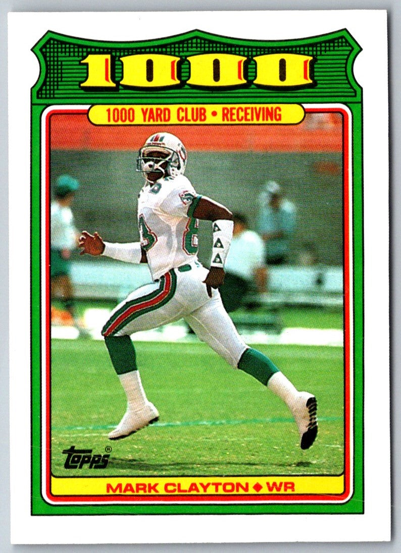 1988 Topps 1000 Yard Club Mark Clayton