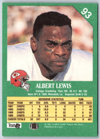 1991 Fleer Albert Lewis #93