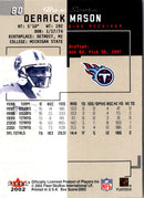 2002 Fleer Box Score Derrick Mason