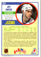 1990 Score Jeff Norton #157