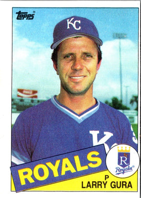 1985 Topps Larry Gura #595