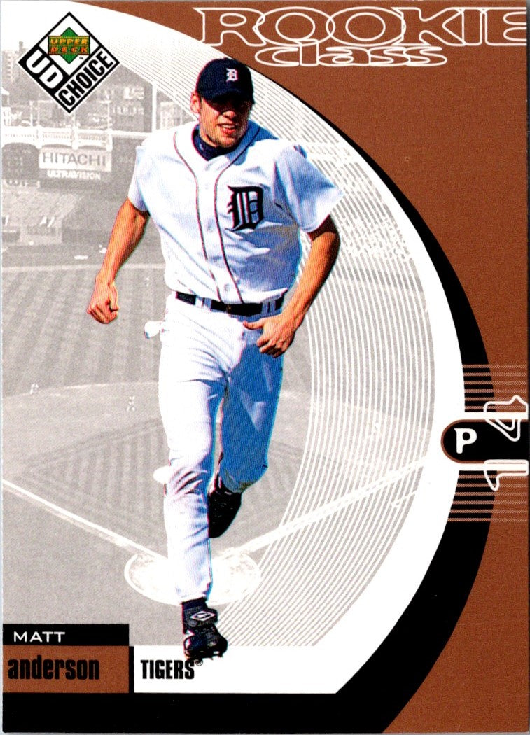 1999 UD Choice Matt Anderson