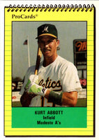 1991 ProCards Kurt Abbott #3092