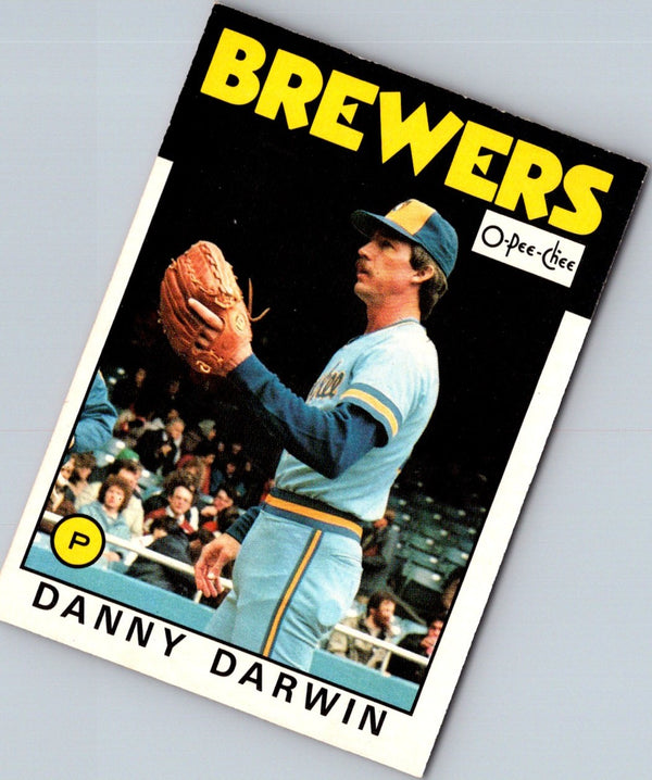 1986 O-Pee-Chee Danny Darwin #206