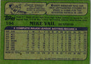 1982 Topps Mike Vail