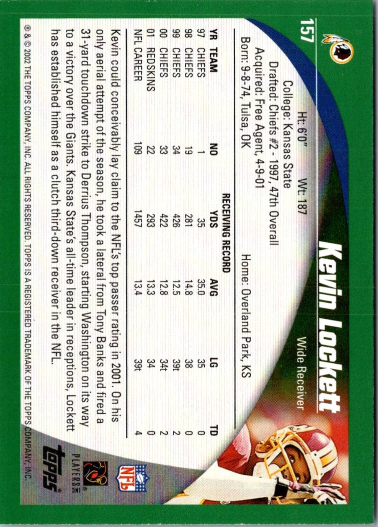 2002 Topps Kevin Lockett