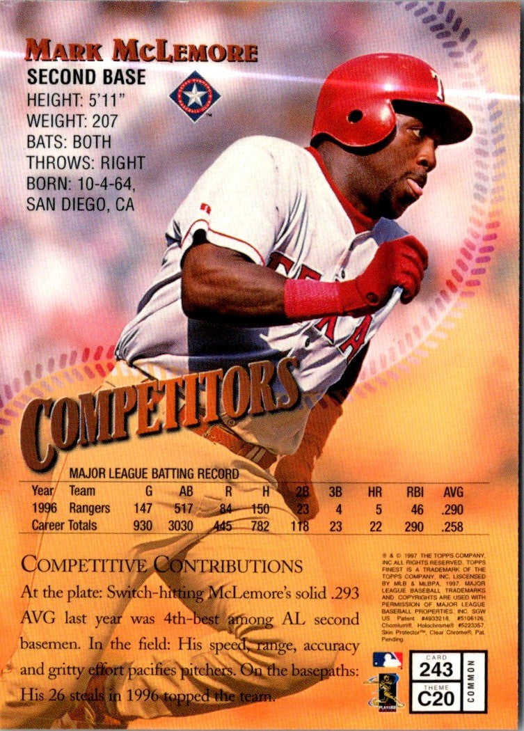 1997 Finest Mark McLemore