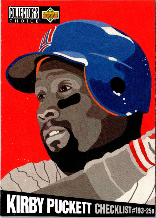 1994 Collector's Choice Silver Signature Kirby Puckett #319