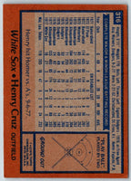 1978 Topps Henry Cruz #316