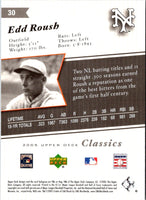 2005 Upper Deck Classics Edd Roush #30