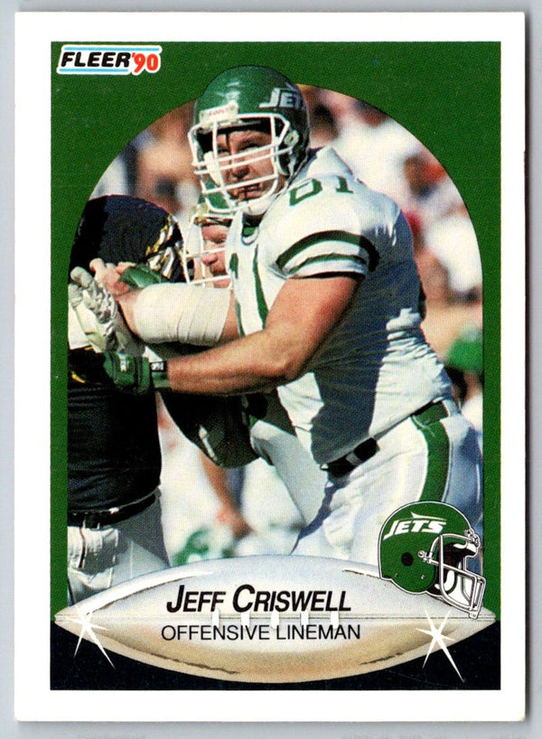 1990 Fleer Jeff Criswell #359 Rookie