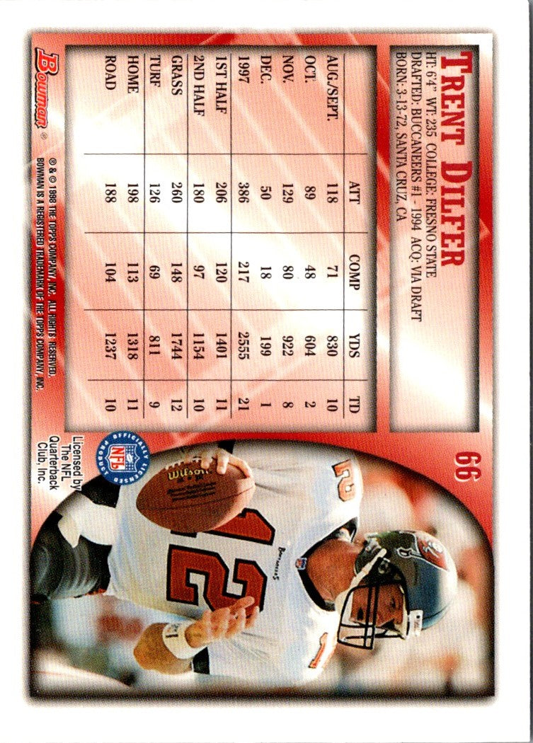1998 Bowman Trent Dilfer