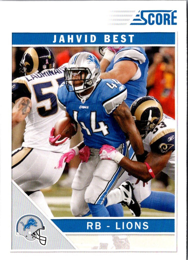 2011 Score Jahvid Best #95