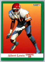 1991 Fleer Albert Lewis #93