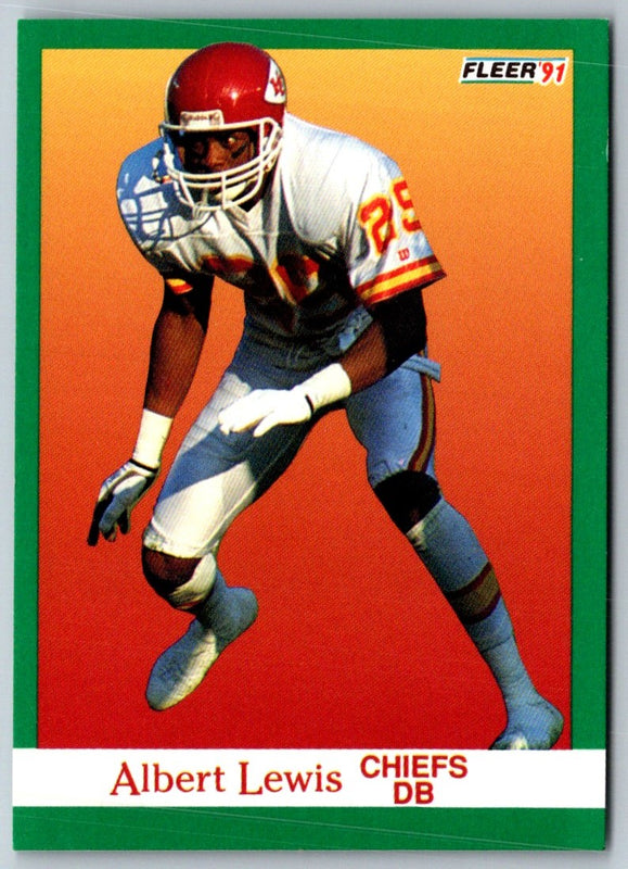 1991 Fleer Albert Lewis #93