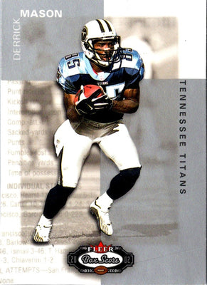 2002 Fleer Box Score Derrick Mason #80