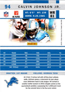 2011 Score Calvin Johnson