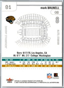 2003 Fleer Authentix Mark Brunell