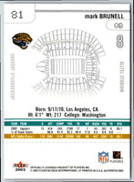 2003 Fleer Authentix Mark Brunell #81
