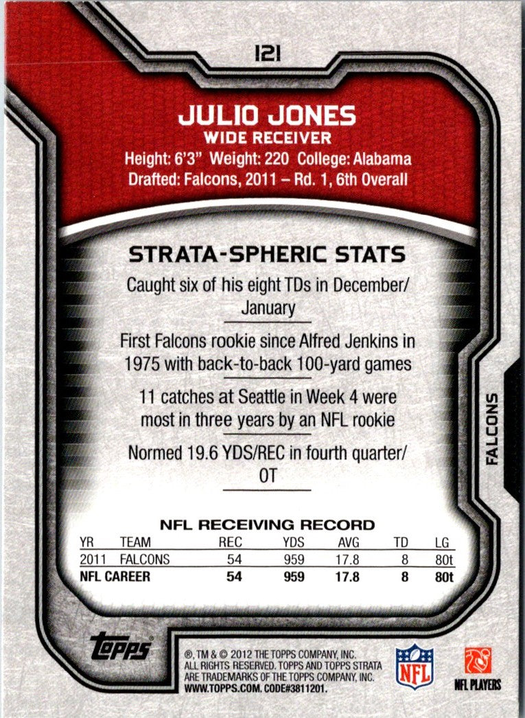 2012 Topps Strata Julio Jones