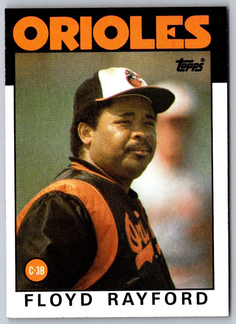 1986 Topps Floyd Rayford