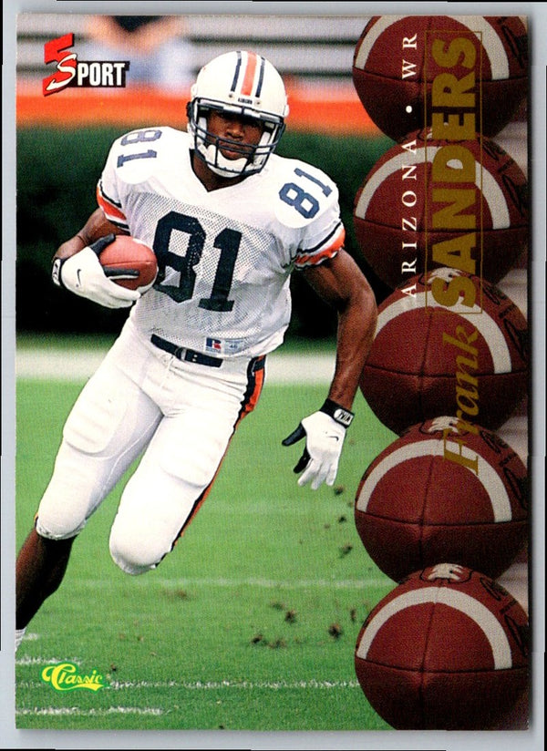 1995 Classic Images Limited Frank Sanders #106 Rookie