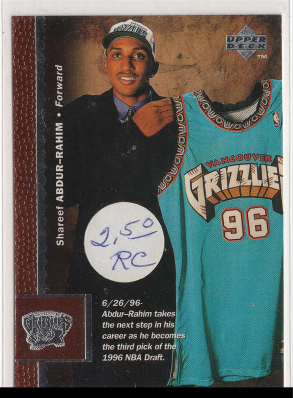 1996 Upper Deck Shareef Rahim #163