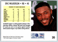 1991 Proset World League Eric Wilkerson #20