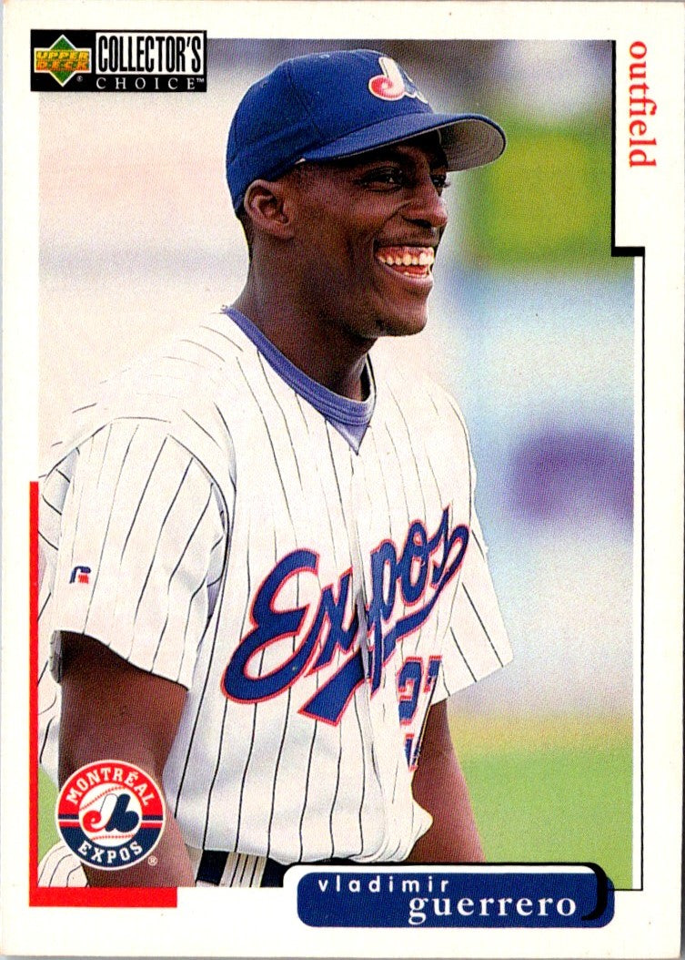 1997 Pinnacle X-Press Melting Pot Samples Vladimir Guerrero