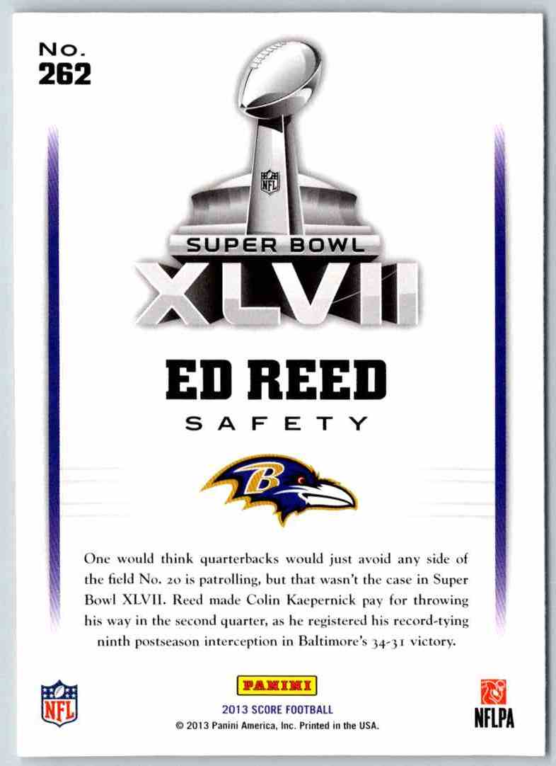 2013 Score Ed Reed