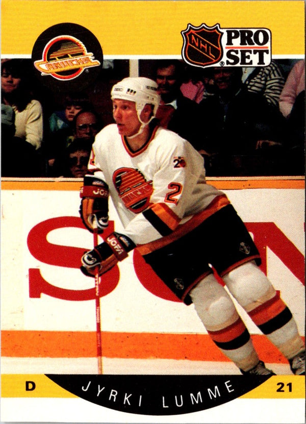 1990 Pro Set Jyrki Lumme #300 Rookie