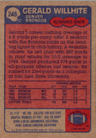 1985 Topps Gerald Willhite #246