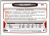 2014 Bowman Jose Cisnero #BP35