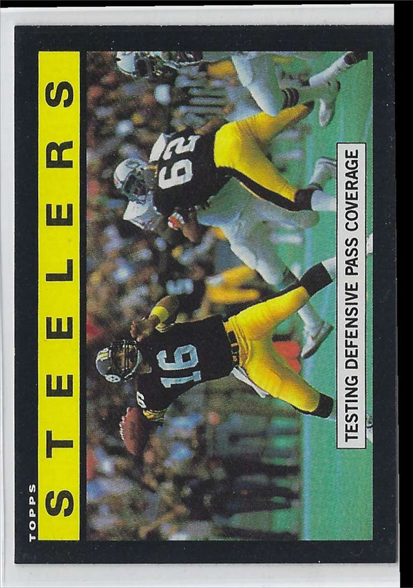 1985 Topps Pittsburgh Steelers #BA-25