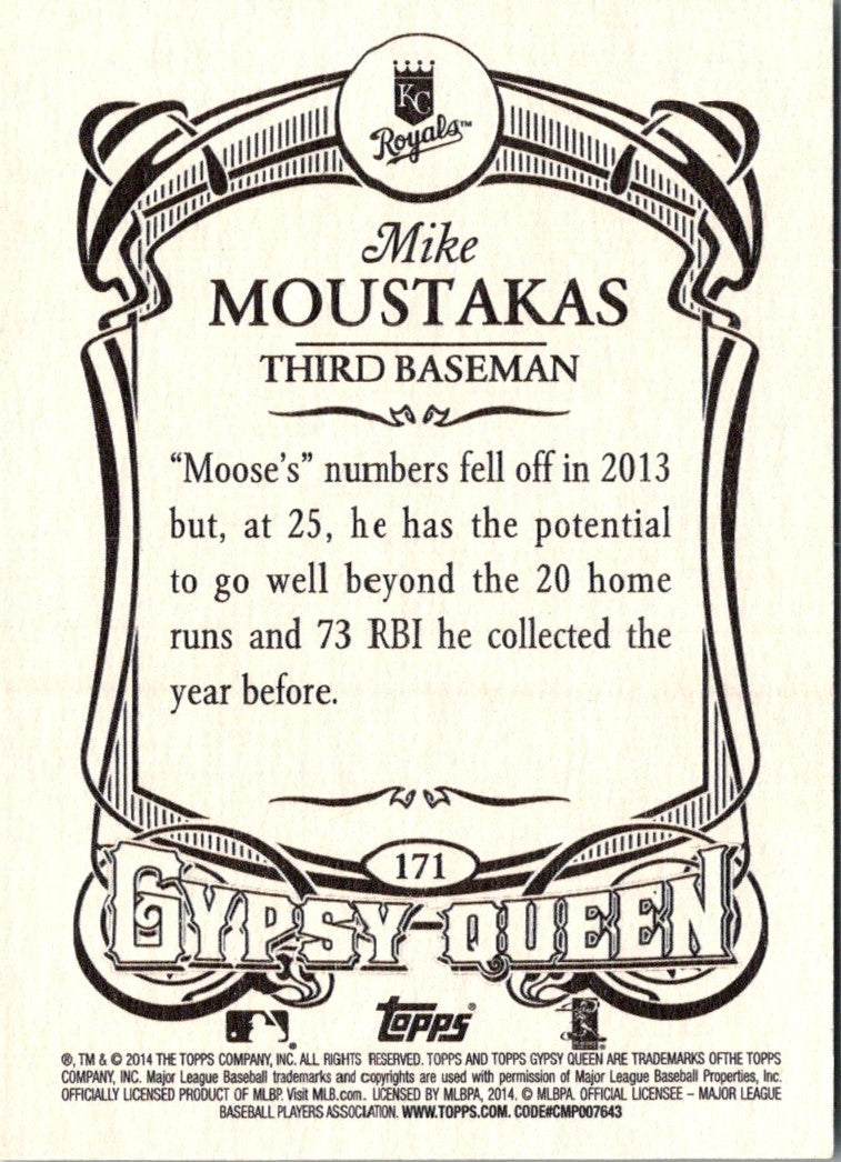 2014 Topps Gypsy Queen Mike Moustakas