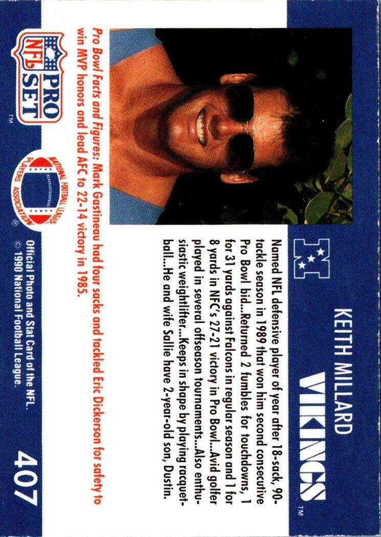 1990 Pro Set Keith Millard