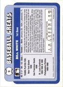 1990 Swell Baseball Greats Bill White