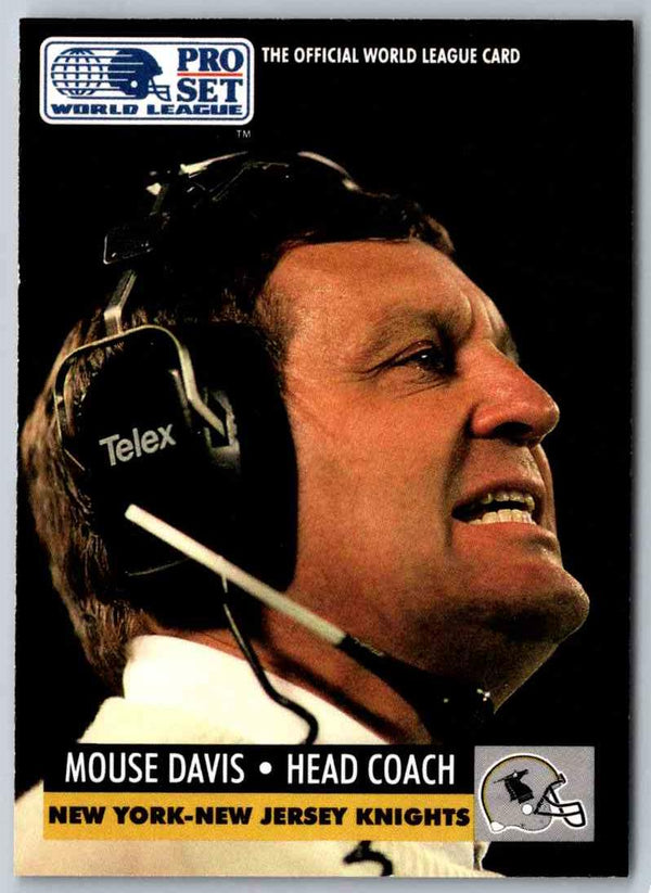 1991 Proset World League Mouse Davis #110