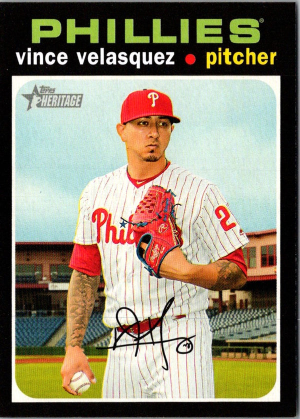 2020 Topps Heritage Vince Velasquez #19 NM-MT+