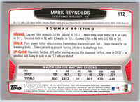 2013 Bowman Mark Reynolds #112