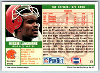 1995 Score Reggie Langhorne #78