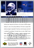 2003 Upper Deck Kevin Faulk #82