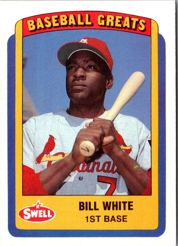 1990 Swell Baseball Greats Bill White