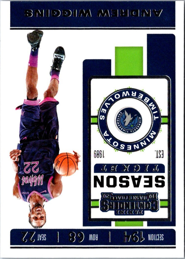 2019 Panini Contenders Andrew Wiggins #6