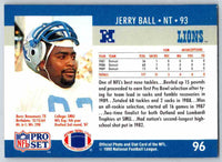 1990 Pro Set Jerry Ball #96