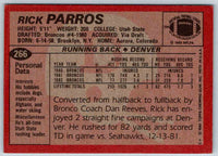 1983 Topps Rick Parros #266