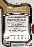 2012 Topps Strata Mario Manningham #31